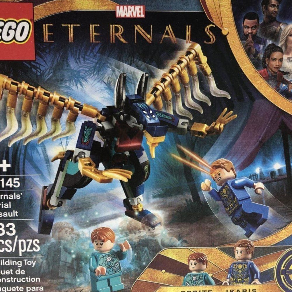 LEGO Disney Marvel Eternals 76145 Eternals' Aerial Assault 133 Pieces New Sealed - Picture 1 of 1
